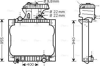 Ava Quality Cooling MN 2052 - Radiators, Motora dzesēšanas sistēma ps1.lv