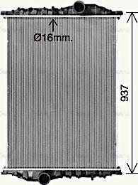 Ava Quality Cooling MN2111N - Radiators, Motora dzesēšanas sistēma ps1.lv