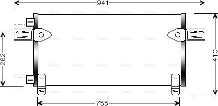 Ava Quality Cooling MNA5020 - Kondensators, Gaisa kond. sistēma ps1.lv