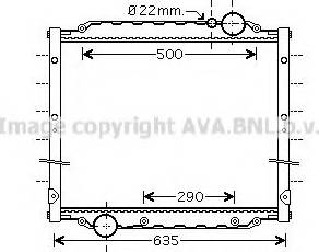 Ava Quality Cooling MNA2045 - Radiators, Motora dzesēšanas sistēma ps1.lv