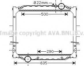 Ava Quality Cooling MNA2057 - Radiators, Motora dzesēšanas sistēma ps1.lv