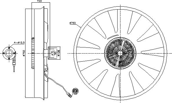 Ava Quality Cooling MNF142 - Ventilators, Motora dzesēšanas sistēma ps1.lv