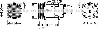 Ava Quality Cooling MNK047 - Kompresors, Gaisa kond. sistēma ps1.lv