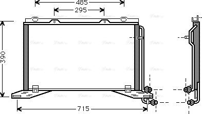 Ava Quality Cooling MS 5222 - Kondensators, Gaisa kond. sistēma ps1.lv