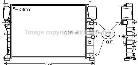 Ava Quality Cooling MS 2449 - Radiators, Motora dzesēšanas sistēma ps1.lv