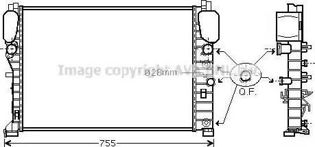 Ava Quality Cooling MS 2440 - Radiators, Motora dzesēšanas sistēma ps1.lv