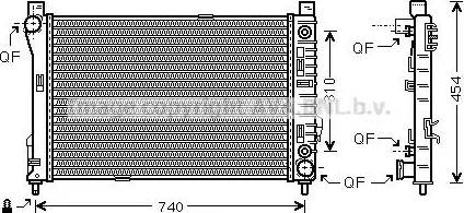 Ava Quality Cooling MS 2464 - Radiators, Motora dzesēšanas sistēma ps1.lv