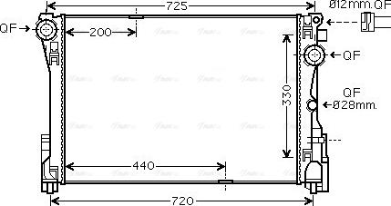 Ava Quality Cooling MS2693 - Radiators, Motora dzesēšanas sistēma ps1.lv