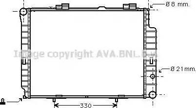 Ava Quality Cooling MS 2191 - Radiators, Motora dzesēšanas sistēma ps1.lv