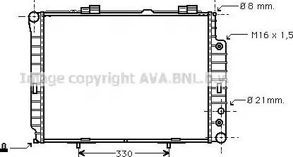 Ava Quality Cooling MS 2189 - Radiators, Motora dzesēšanas sistēma ps1.lv