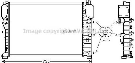 Ava Quality Cooling MS 2394 - Radiators, Motora dzesēšanas sistēma ps1.lv