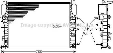 Ava Quality Cooling MS 2341 - Radiators, Motora dzesēšanas sistēma ps1.lv