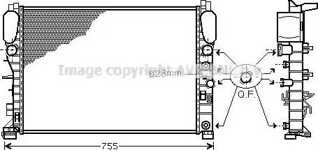 Ava Quality Cooling MS 2342 - Radiators, Motora dzesēšanas sistēma ps1.lv