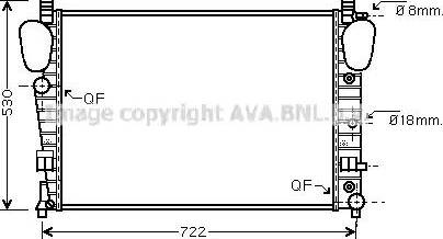 Ava Quality Cooling MS 2309 - Radiators, Motora dzesēšanas sistēma ps1.lv