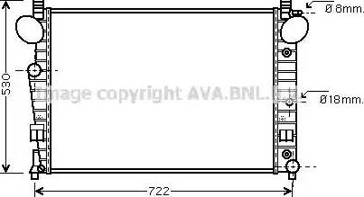 Ava Quality Cooling MS 2308 - Radiators, Motora dzesēšanas sistēma ps1.lv