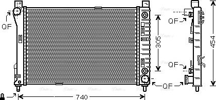 Ava Quality Cooling MS 2339 - Radiators, Motora dzesēšanas sistēma ps1.lv