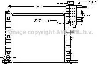 Ava Quality Cooling MS 2264 - Radiators, Motora dzesēšanas sistēma ps1.lv