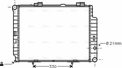 Ava Quality Cooling MS 2202 - Radiators, Motora dzesēšanas sistēma ps1.lv