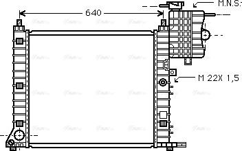 Ava Quality Cooling MS 2213 - Radiators, Motora dzesēšanas sistēma ps1.lv