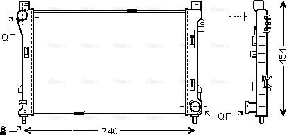 Ava Quality Cooling MS 2288 - Radiators, Motora dzesēšanas sistēma ps1.lv