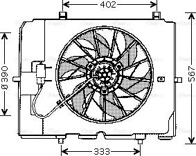 Ava Quality Cooling MS 7502 - Ventilators, Motora dzesēšanas sistēma ps1.lv