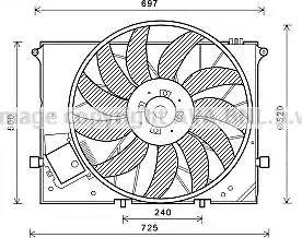 Ava Quality Cooling MS7581 - Ventilators, Motora dzesēšanas sistēma ps1.lv