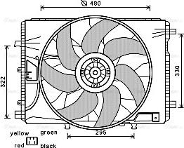 Ava Quality Cooling MS7522 - Ventilators, Motora dzesēšanas sistēma ps1.lv
