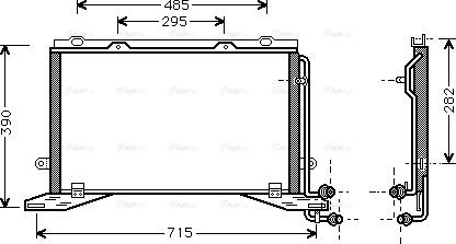 Ava Quality Cooling MSA5268 - Kondensators, Gaisa kond. sistēma ps1.lv