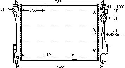 Ava Quality Cooling MSA2575 - Radiators, Motora dzesēšanas sistēma ps1.lv