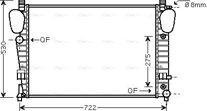 Ava Quality Cooling MSA2334 - Radiators, Motora dzesēšanas sistēma ps1.lv