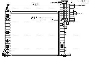 Ava Quality Cooling MSA2265 - Radiators, Motora dzesēšanas sistēma ps1.lv