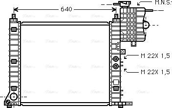 Ava Quality Cooling MSA2218 - Radiators, Motora dzesēšanas sistēma ps1.lv