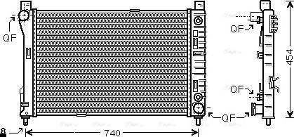 Ava Quality Cooling MSA2286 - Radiators, Motora dzesēšanas sistēma ps1.lv