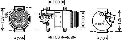 Ava Quality Cooling MS K404 - Kompresors, Gaisa kond. sistēma ps1.lv