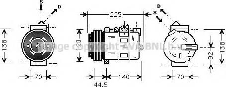 Ava Quality Cooling MS K369 - Kompresors, Gaisa kond. sistēma ps1.lv