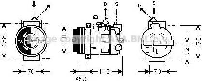 Ava Quality Cooling MS K389 - Kompresors, Gaisa kond. sistēma ps1.lv