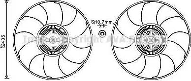 Ava Quality Cooling MSF603 - Ventilators, Motora dzesēšanas sistēma ps1.lv