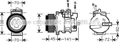 Ava Quality Cooling MS K439 - Kompresors, Gaisa kond. sistēma ps1.lv