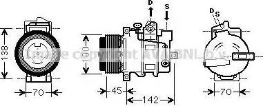 Ava Quality Cooling MS K430 - Kompresors, Gaisa kond. sistēma ps1.lv