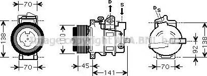 Ava Quality Cooling MS K428 - Kompresors, Gaisa kond. sistēma ps1.lv