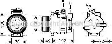 Ava Quality Cooling MSK566 - Kompresors, Gaisa kond. sistēma ps1.lv