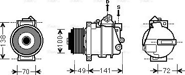 Ava Quality Cooling MSK560 - Kompresors, Gaisa kond. sistēma ps1.lv
