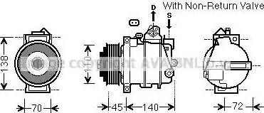 Ava Quality Cooling MSK568 - Kompresors, Gaisa kond. sistēma ps1.lv