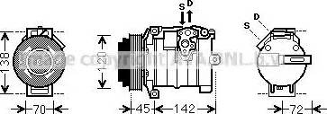 Ava Quality Cooling MSK574 - Kompresors, Gaisa kond. sistēma ps1.lv