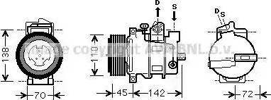 Ava Quality Cooling MSK570 - Kompresors, Gaisa kond. sistēma ps1.lv