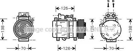 Ava Quality Cooling MS K084 - Kompresors, Gaisa kond. sistēma ps1.lv