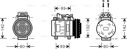 Ava Quality Cooling MS K083 - Kompresors, Gaisa kond. sistēma ps1.lv