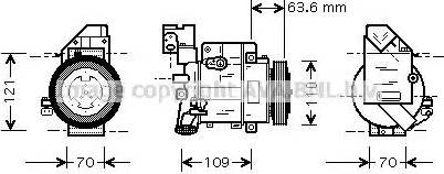 Ava Quality Cooling MS K425 - Kompresors, Gaisa kond. sistēma ps1.lv