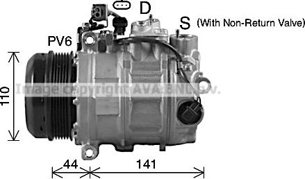 Ava Quality Cooling MSK738 - Kompresors, Gaisa kond. sistēma ps1.lv