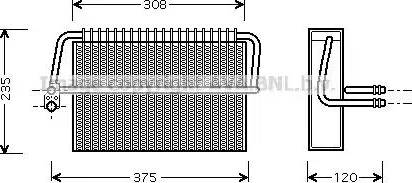 Ava Quality Cooling MS V326 - Iztvaikotājs, Gaisa kondicionēšanas sistēma ps1.lv